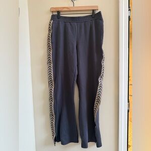 The upside track pants Gray with Chevron Side Detail